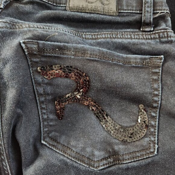 Rock & Republic Kasandra Bootcut Black Denim Jeans - Picture 3 of 9